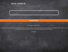 Tablet Screenshot of harzer-rotvieh.de